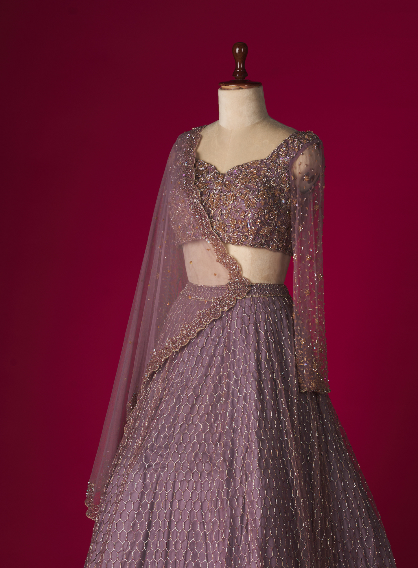 Purple Haze Embellished Lehenga Set