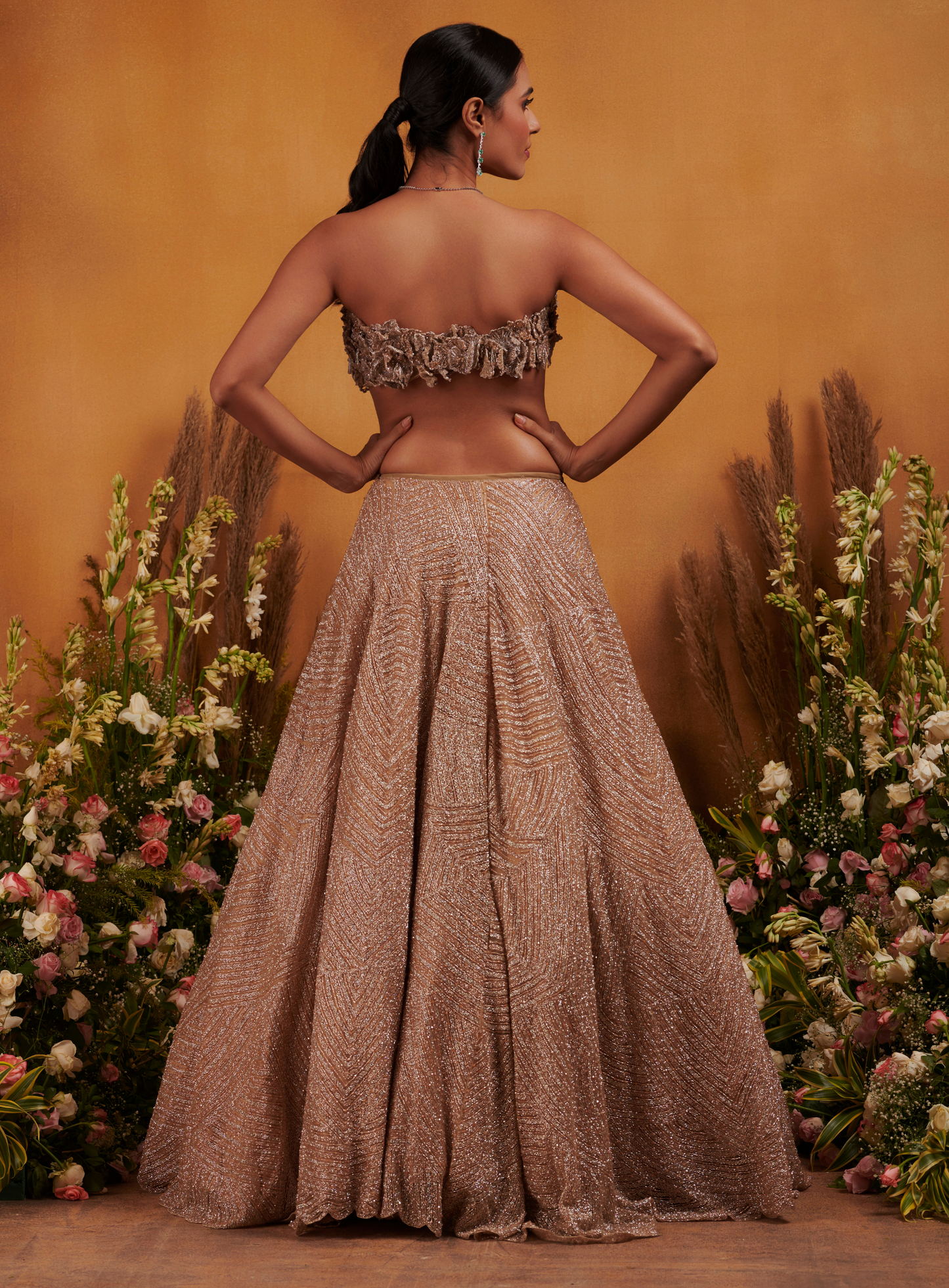 Champagne Gold Lehenga