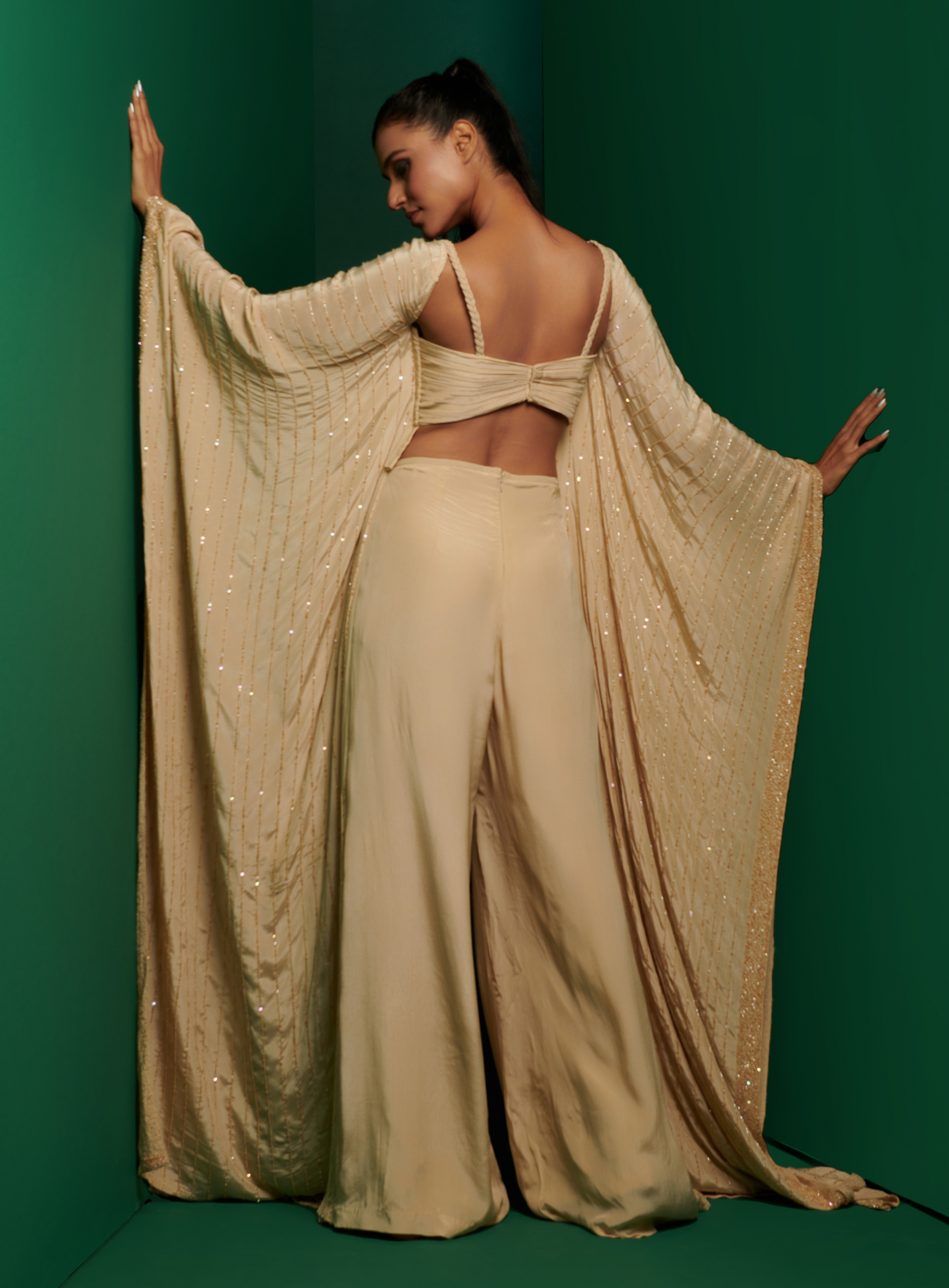 embellished corset kaftan mini dress Beige Cut-Out Embellished Kaftan Corset Jumpsuit – K&A by Karishma and Ashita