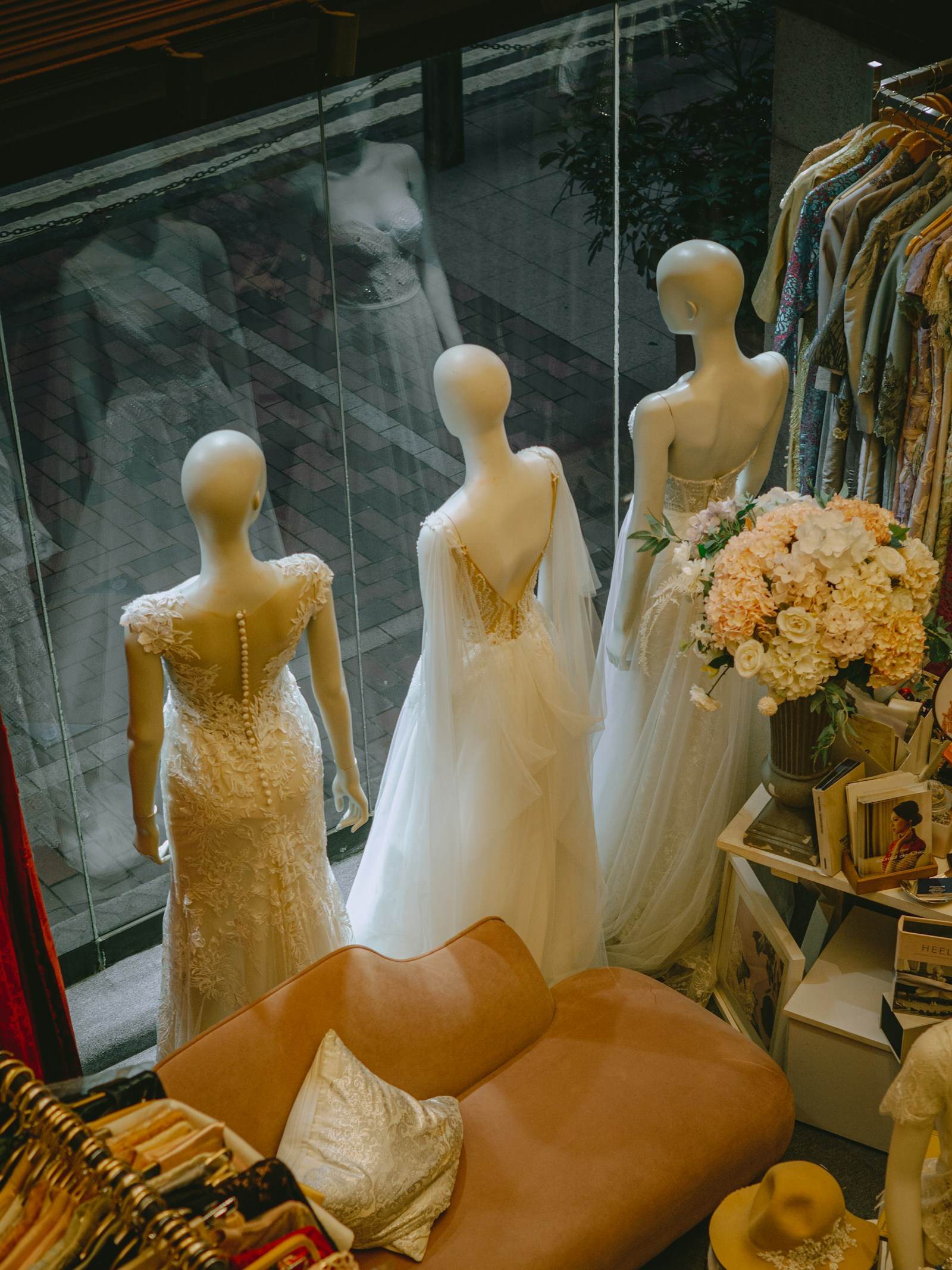 A warmly lit boutique interior, representative of the K&A atelier atmosphere